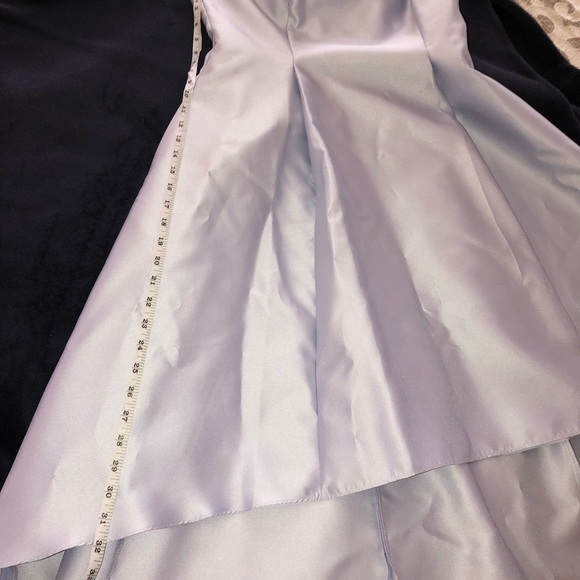Gorgeous Ice Blue High Neck Sleeveless Cocktail Dress Size 10 - Picture 7 of 12